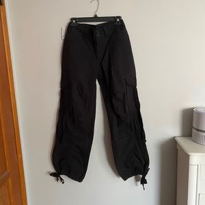 Black cargo pants